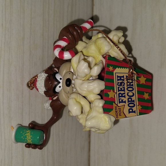 Vintage 1997 Tasmanian Devil Matrix Fresh Popcorn Ornament - Picture 2 of 4